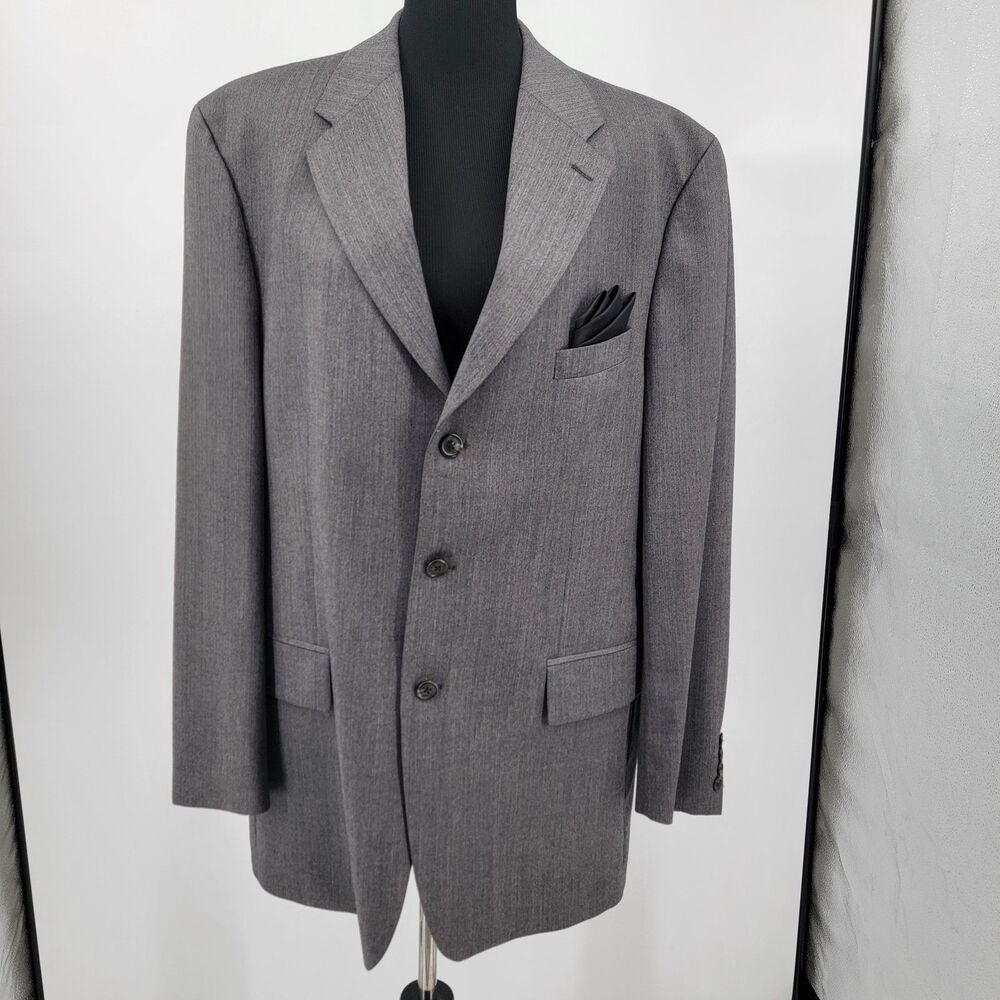 Ralph Lauren RALPH Wool Herringbone Sport Coat 46T Gray Unvented Canada